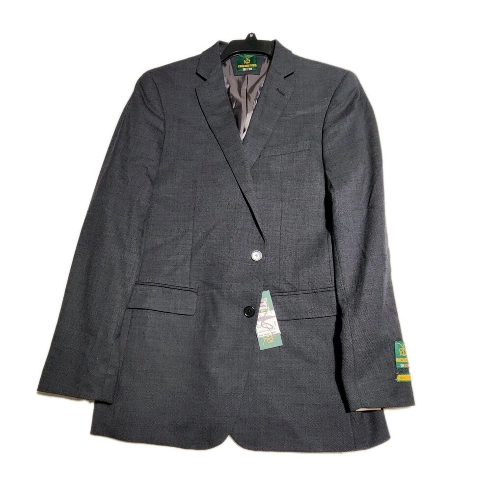 Men's 42L CRICKETEER Dallass Wool Blend Suit Sport Coat in Charcoal Grey